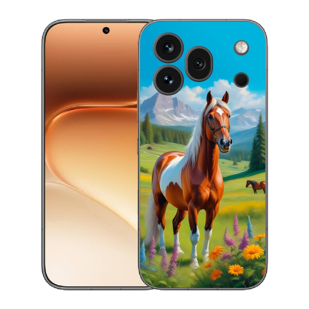 mmCase gélhuzat az Honor 600 Pro-hoz – ló a réten
