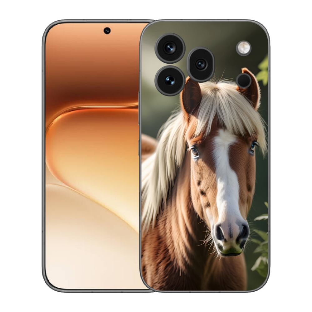 mmCase gél tok az Honor 600 Pro-hoz – világos sörényű ló