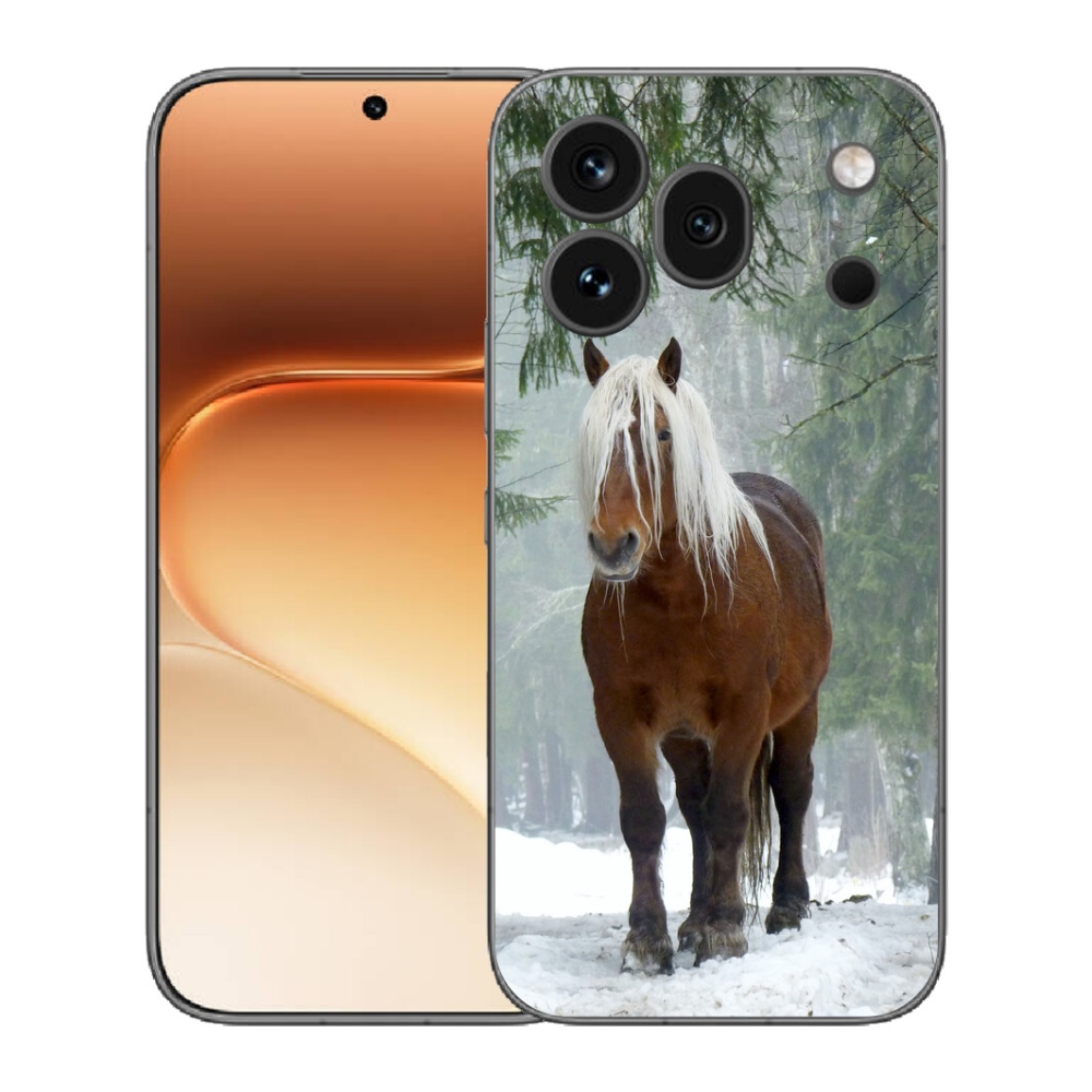 mmCase gélhuzat az Honor 600 Pro-hoz – ló az erdőben
