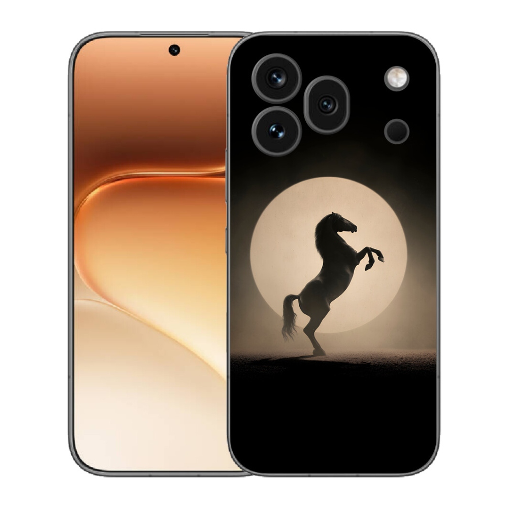 mmCase gél tok az Honor 600 Pro-hoz – ló sziluettje