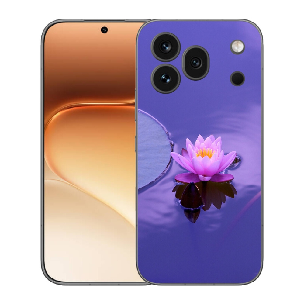 mmCase gélhuzat az Honor 600 Pro-hoz – virág a víz felszínén