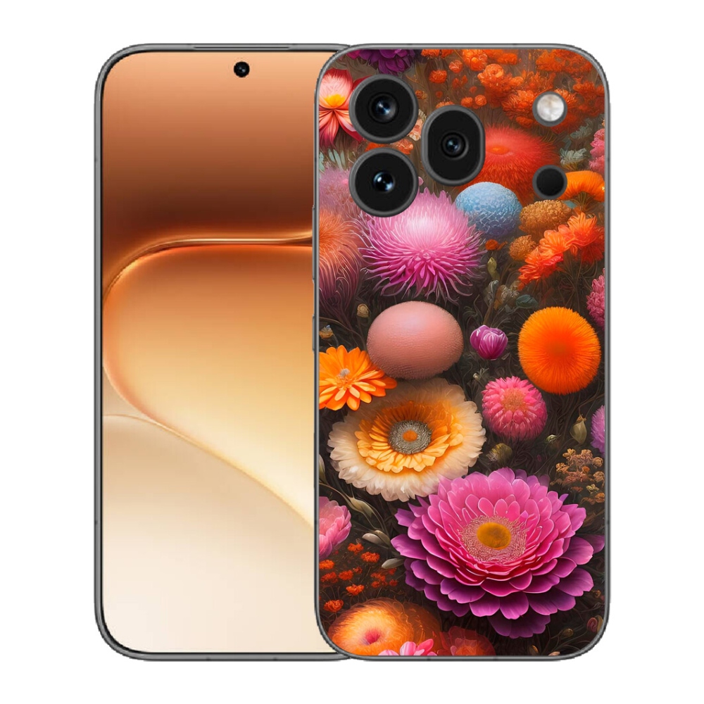 mmCase gél tok az Honor 600 Pro-hoz – virágkompozíció