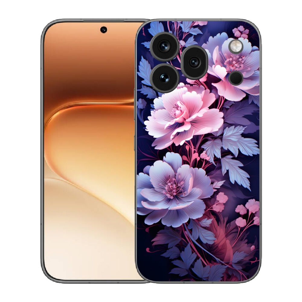 mmCase gél tok az Honor 600 Pro-hoz – virágok 11