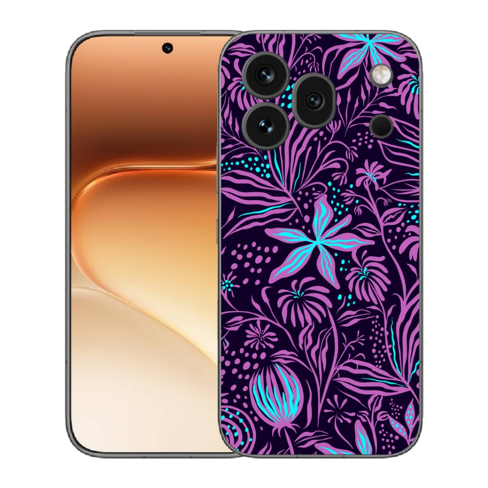 mmCase gél tok az Honor 600 Pro-hoz – virágok 2
