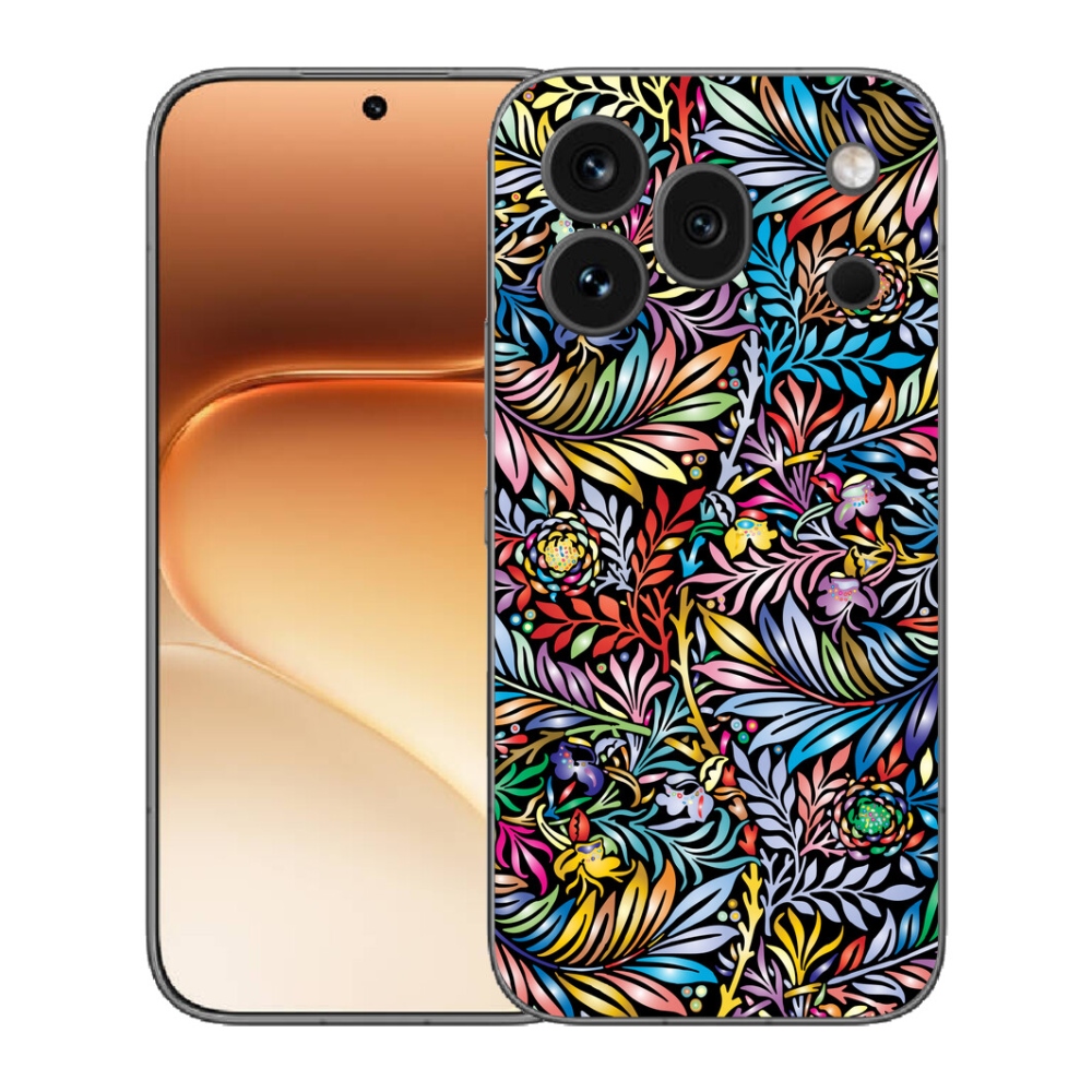 mmCase gél tok az Honor 600 Pro-hoz – virágok 5