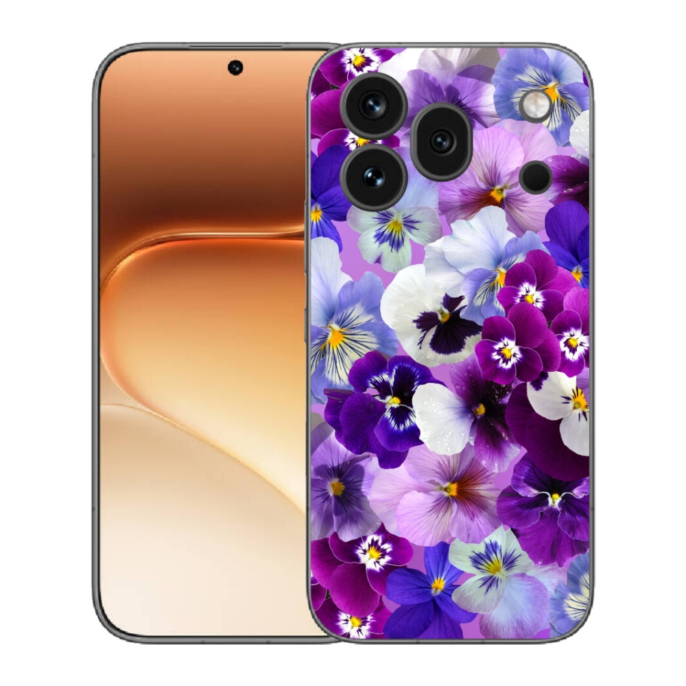 mmCase gél tok az Honor 600 Pro-hoz – virágok 9