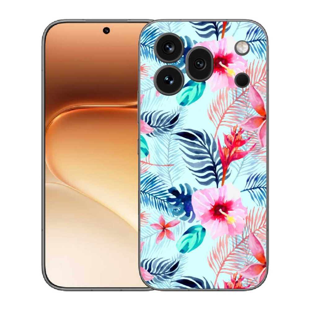 mmCase gél tok az Honor 600 Pro-hoz – virágos