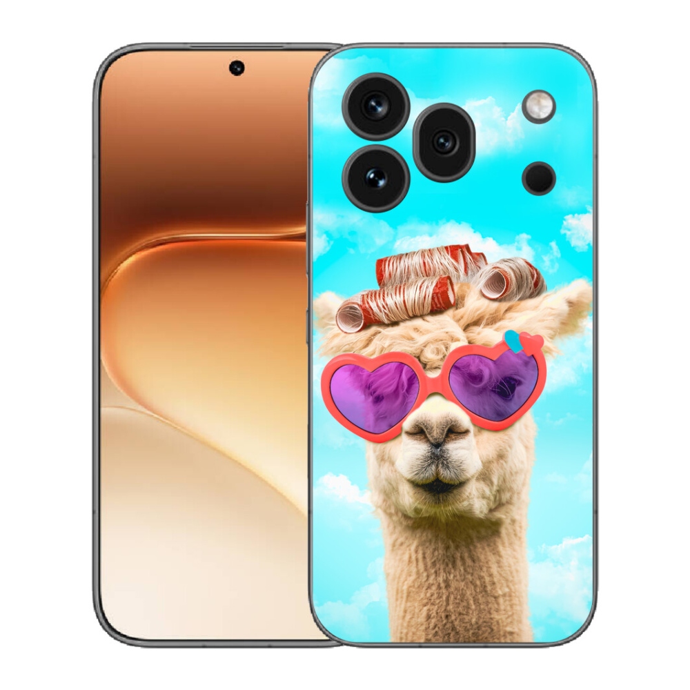 mmCase gél tok az Honor 600 Pro-hoz – szemüveges láma