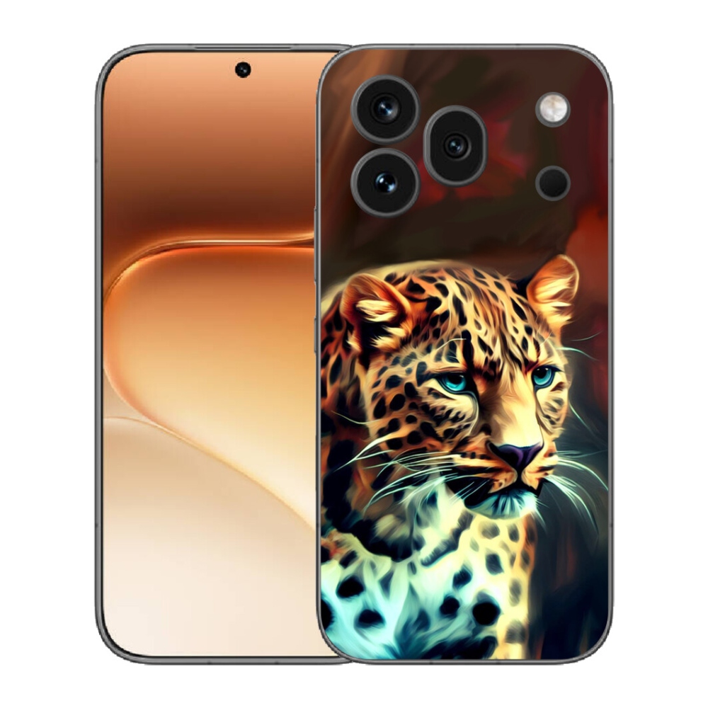 mmCase gél tok az Honor 600 Pro-hoz – leopárd mintás