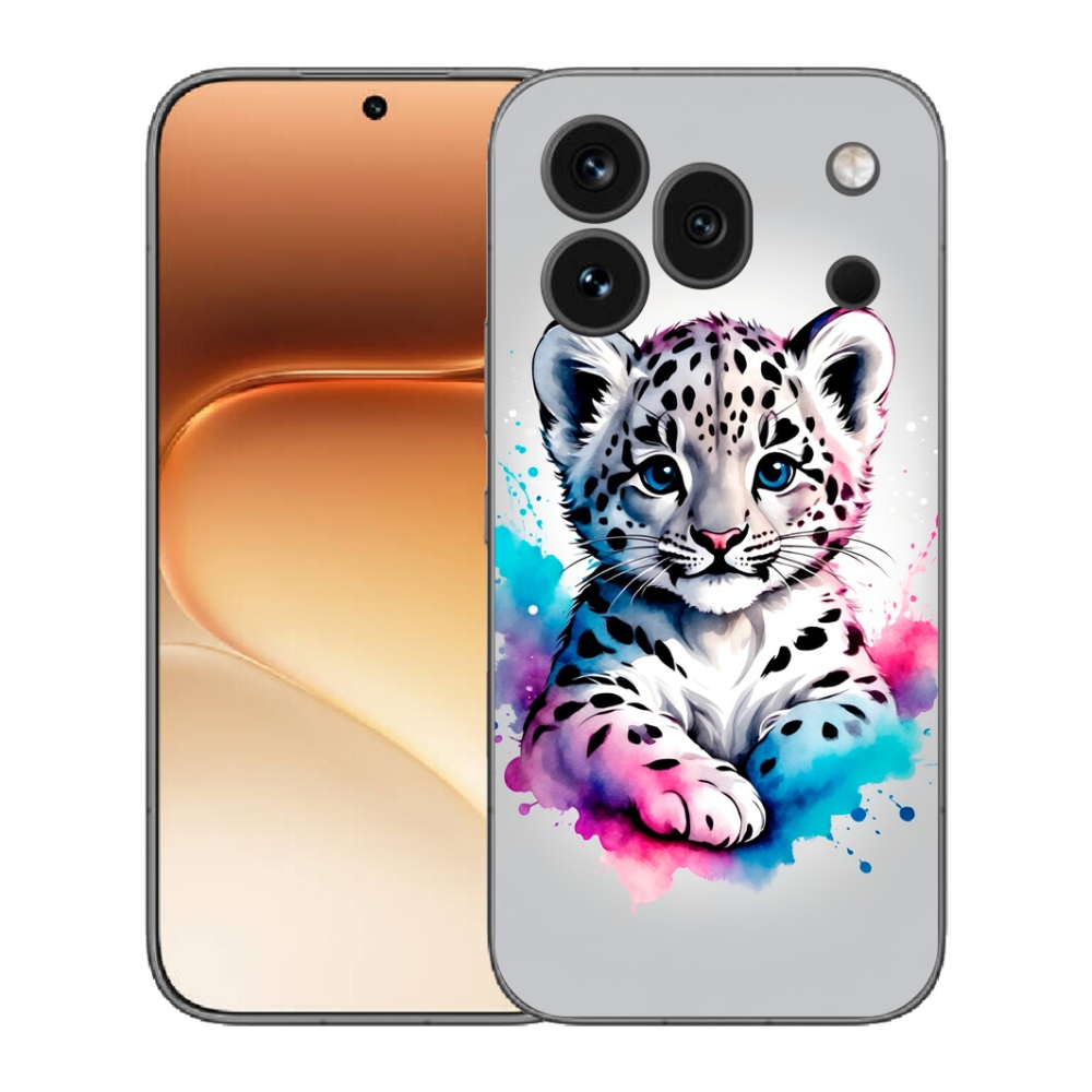 mmCase gél tok az Honor 600 Pro-hoz – leopárdkölyök