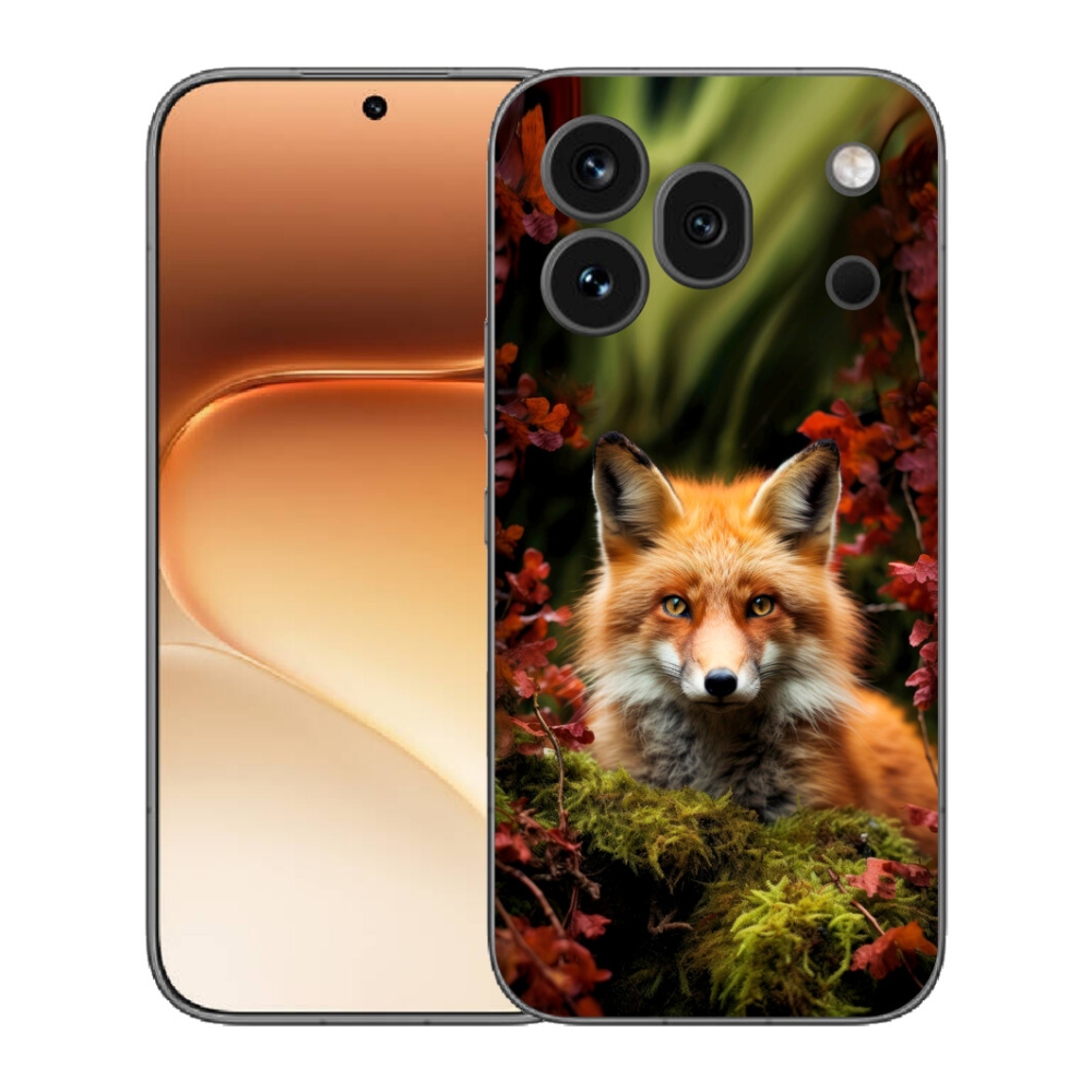 mmCase gél tok az Honor 600 Pro-hoz – róka az erdőben
