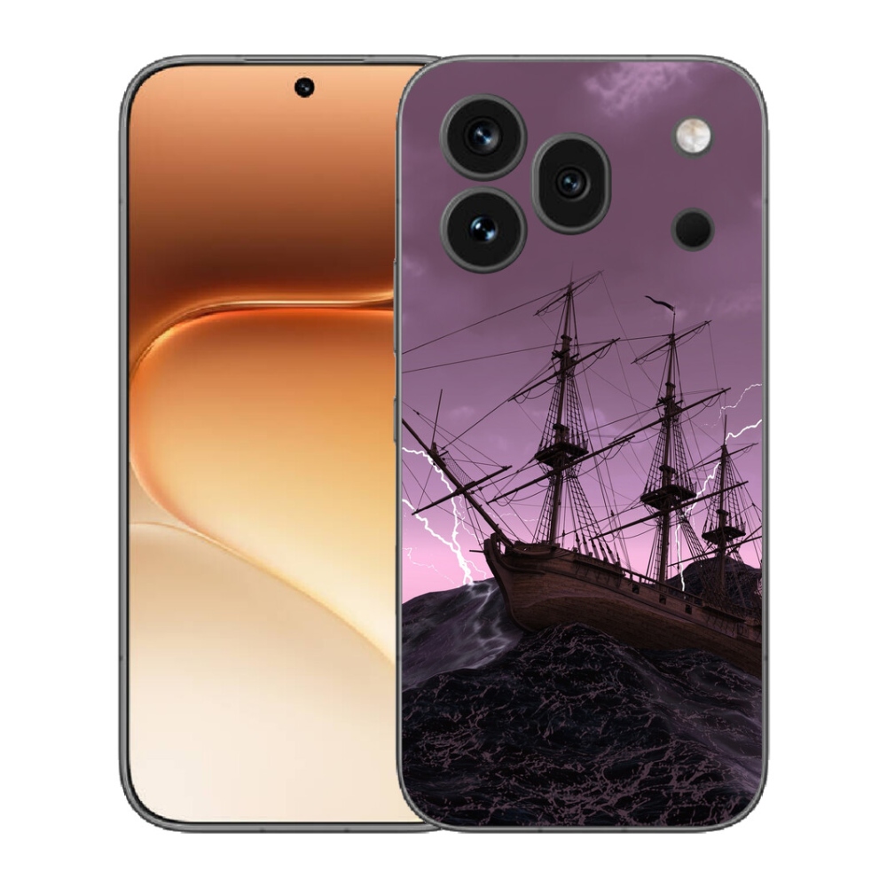 mmCase gélhuzat az Honor 600 Pro-hoz – hajó a viharban