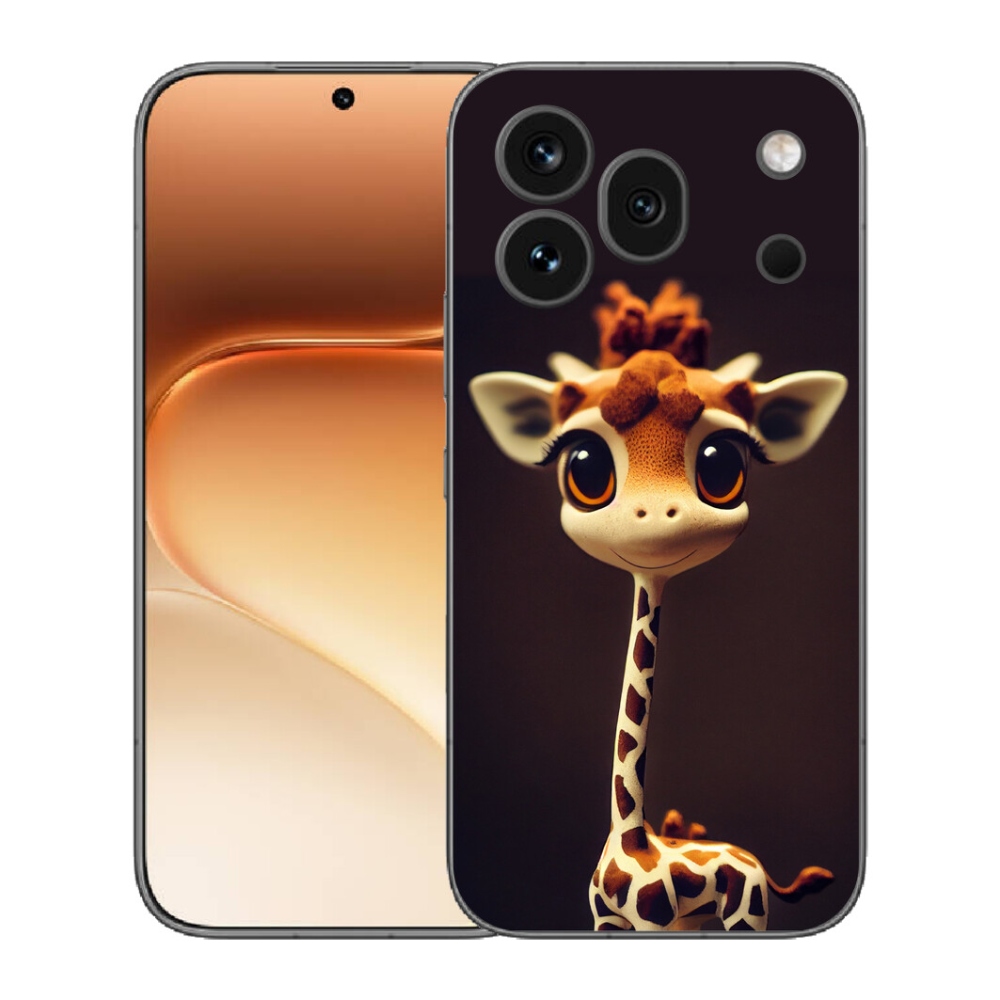 mmCase gél tok az Honor 600 Pro-hoz – kis zsiráf