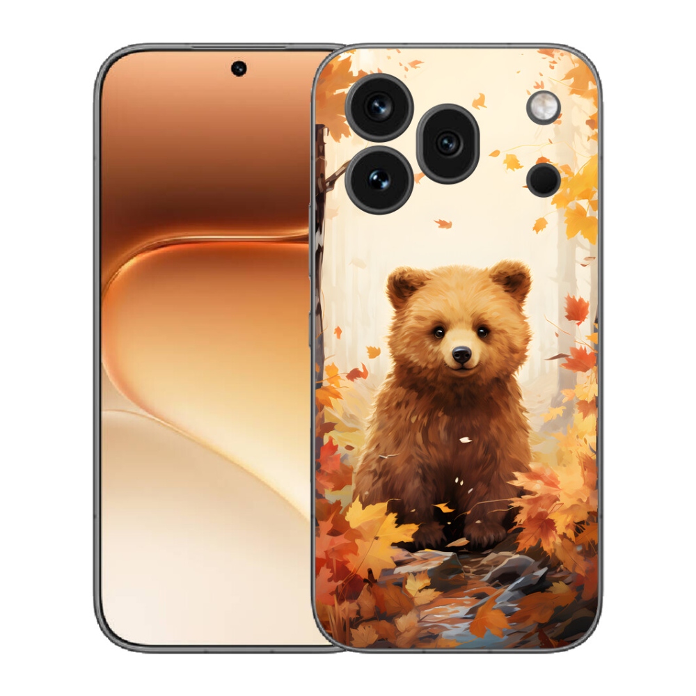mmCase gél tok az Honor 600 Pro-hoz – medve az erdőben