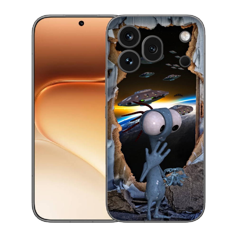 mmCase gél tok az Honor 600 Pro-hoz – űrlény