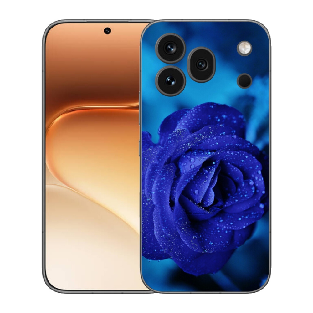 mmCase gél tok az Honor 600 Pro-hoz – kék rózsa