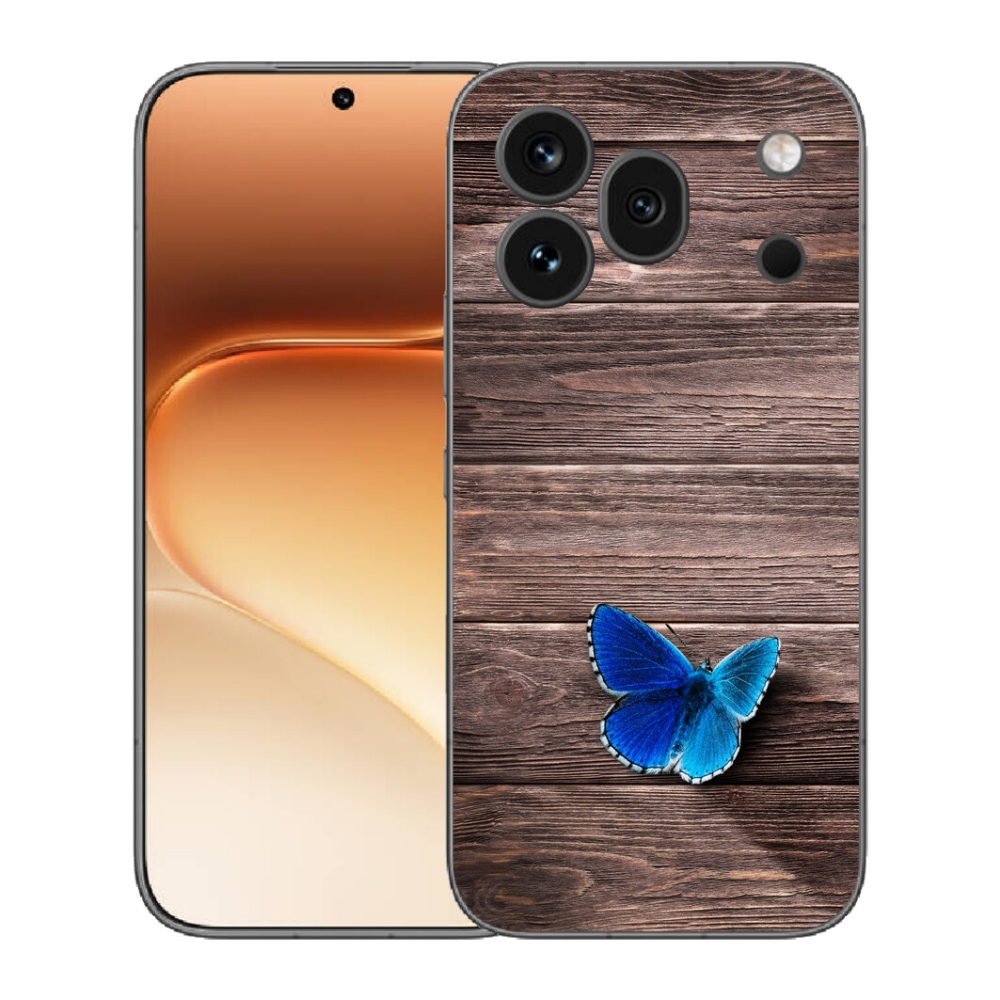 mmCase gél tok az Honor 600 Pro-hoz – kék pillangó 1
