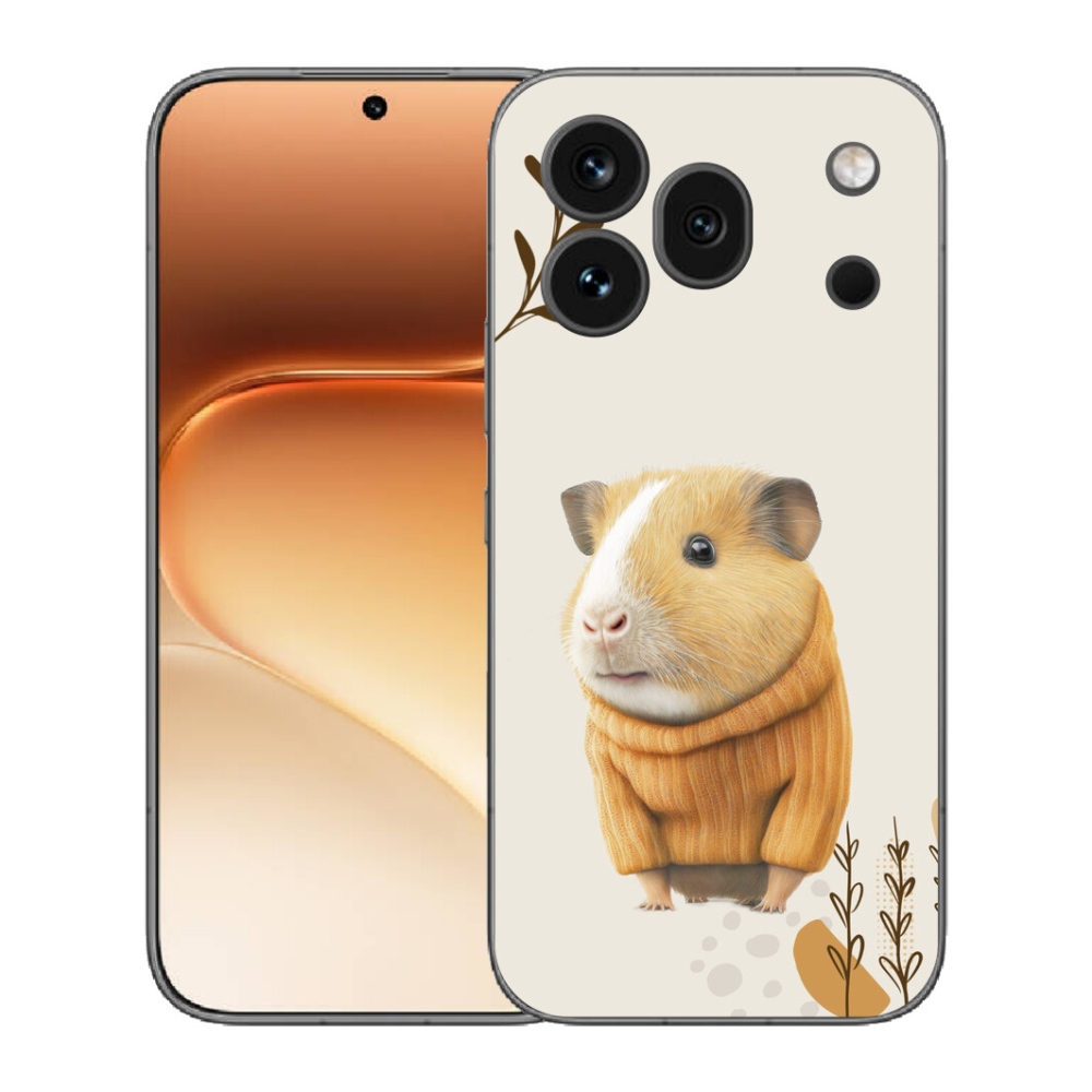 mmCase gél tok az Honor 600 Pro-hoz – pulóveres tengerimalac