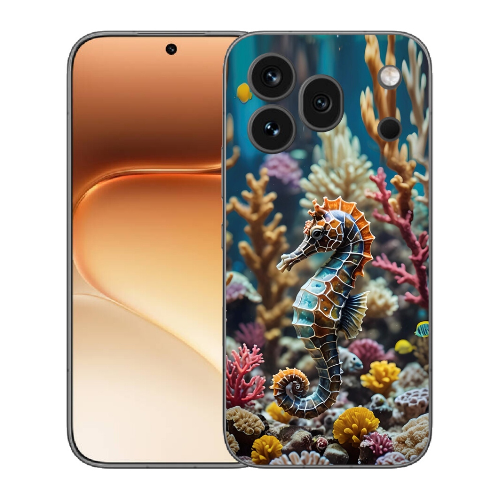 mmCase gél tok az Honor 600 Pro-hoz – tengeri csikóhal 2