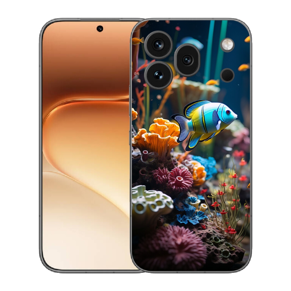 mmCase gélhuzat az Honor 600 Pro-hoz – tengeri világ 5