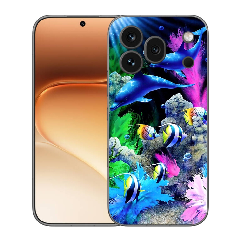 mmCase gél tok az Honor 600 Pro-hoz – tengeri világ
