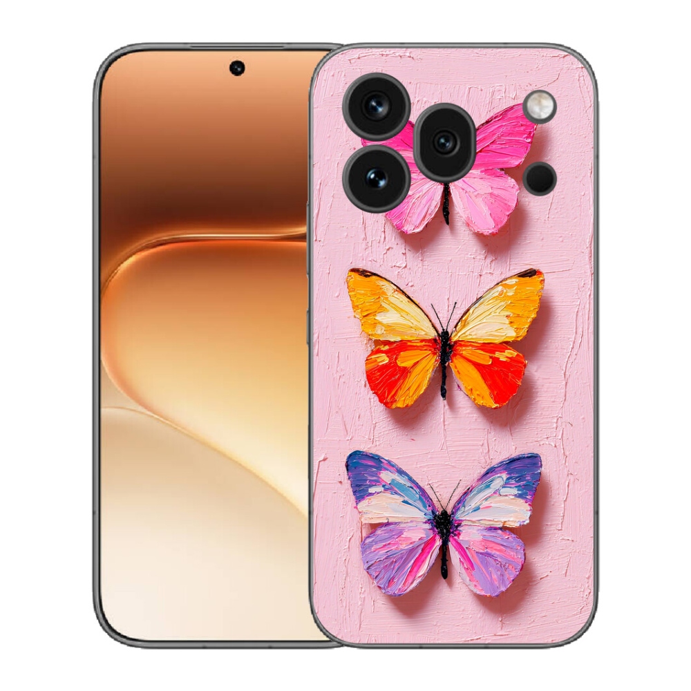 mmCase gél tok az Honor 600 Pro-hoz – pillangós hármas
