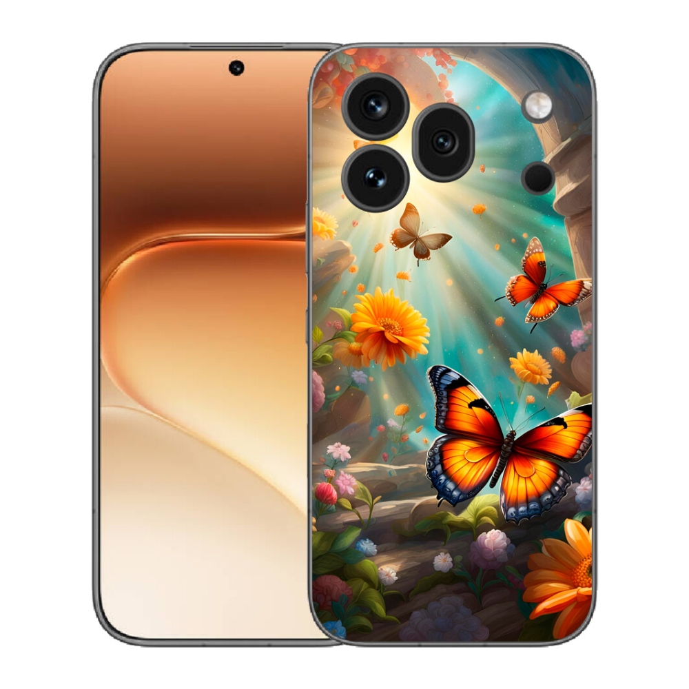 mmCase gél tok az Honor 600 Pro-hoz – Pillangókert 2