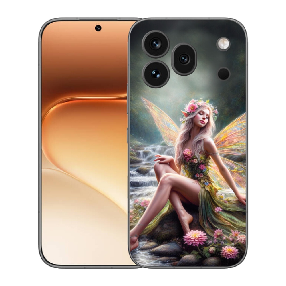mmCase gélhuzat az Honor 600 Pro-hoz – Pillangós nő 1