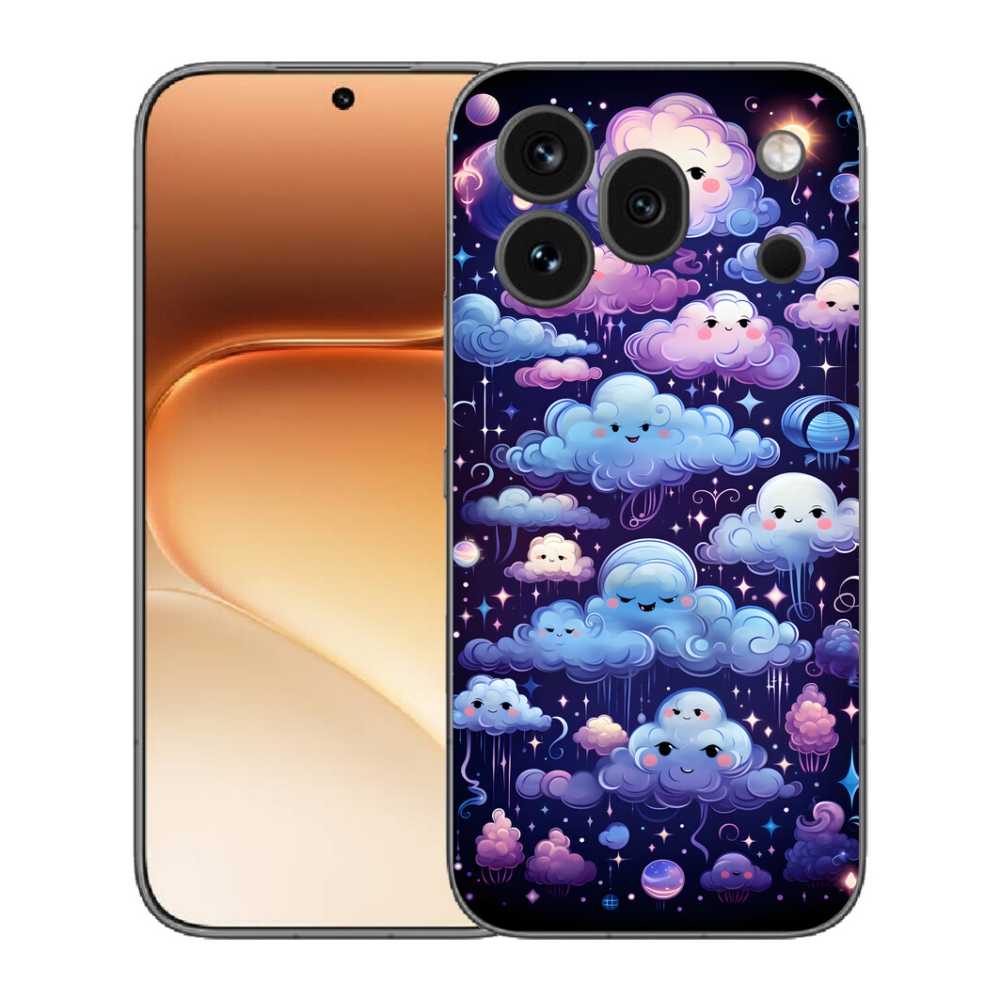 mmCase gélhuzat az Honor 600 Pro-hoz – felhők
