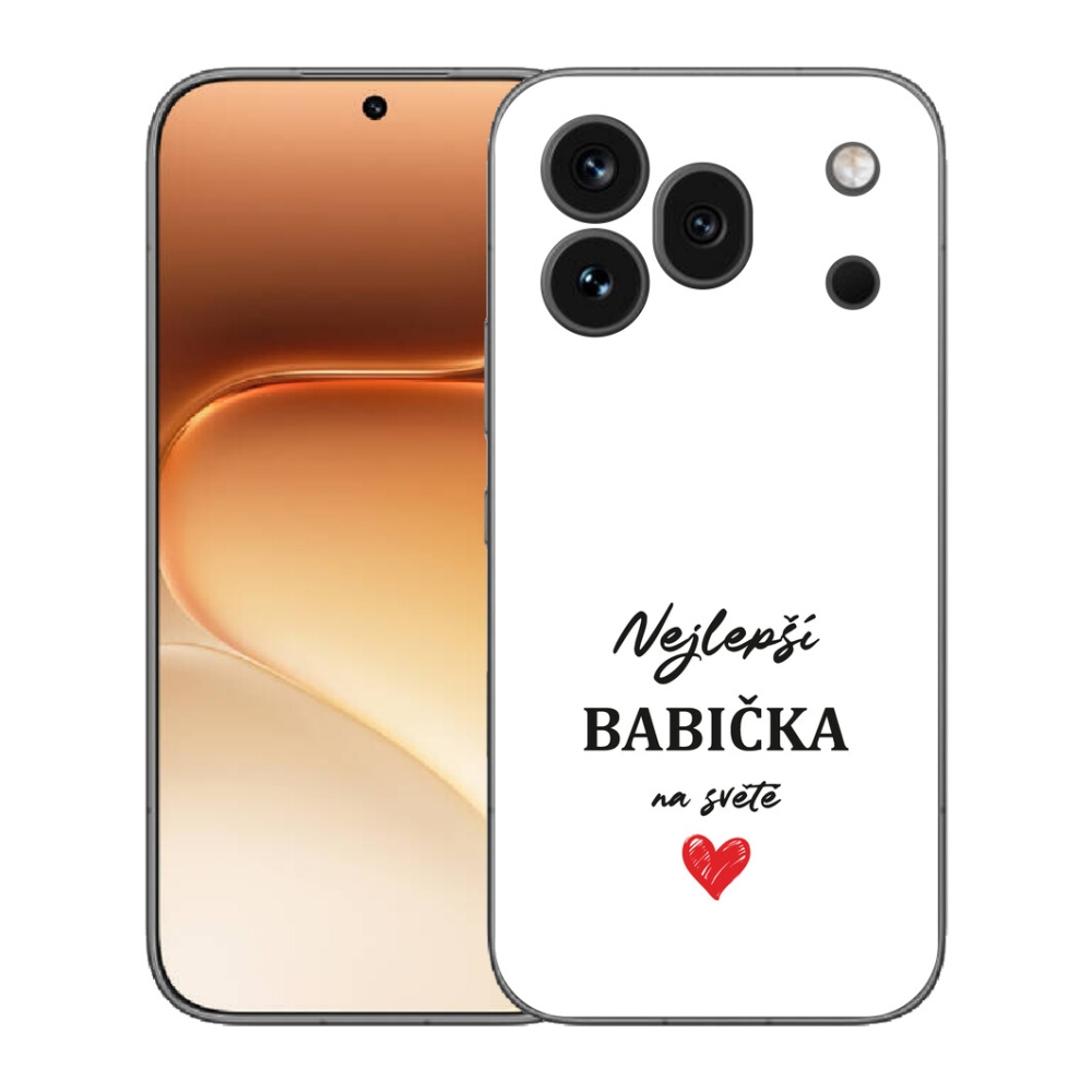 mmCase gél tok az Honor 600 Pro-hoz – a legjobb nagymama 1 fehér háttérrel