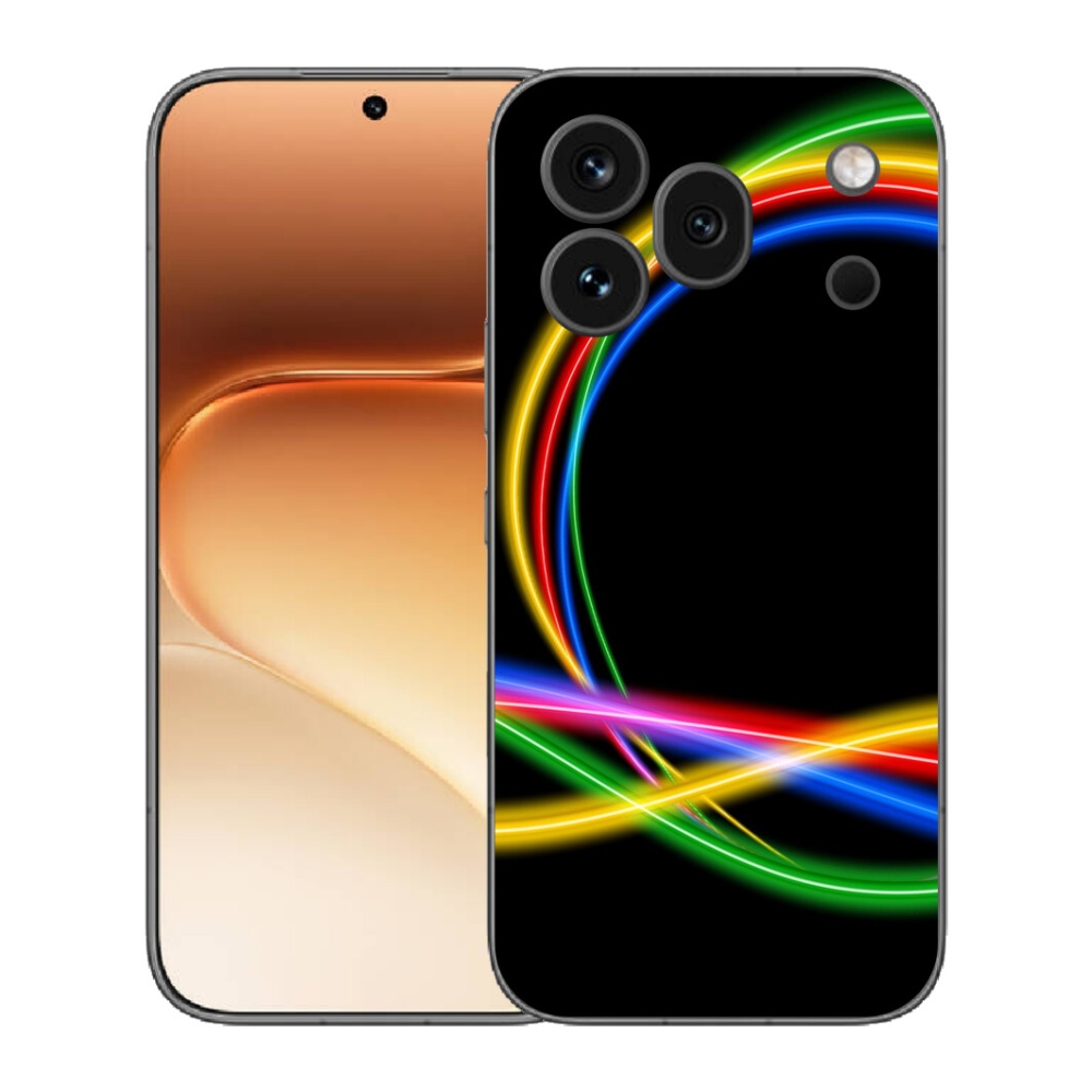 mmCase gél tok az Honor 600 Pro-hoz – neon körök