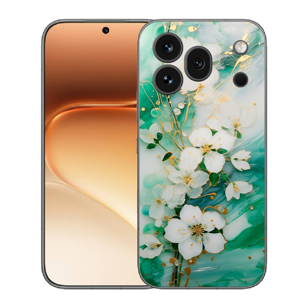mmCase gél tok az Honor 600 Pro-hoz – finom virágok