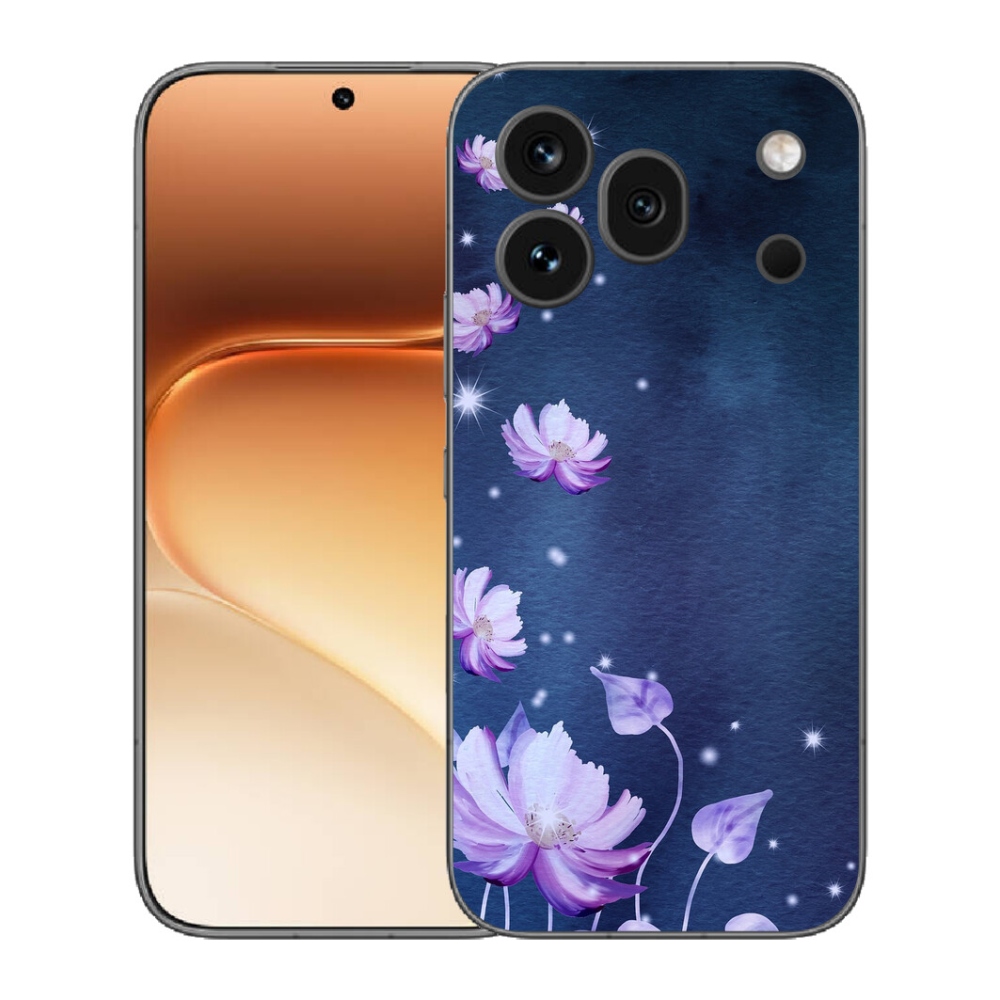 mmCase gél tok az Honor 600 Pro-hoz – hulló virágok