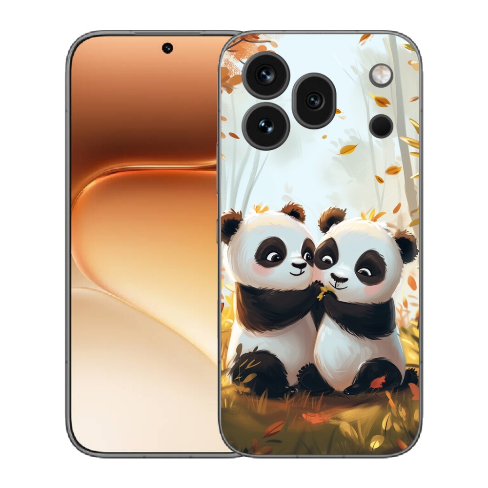 mmCase gél tok az Honor 600 Pro-hoz – pandák