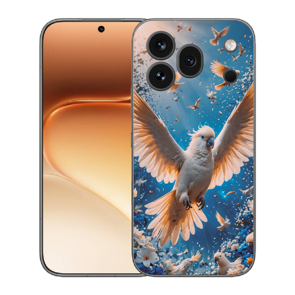 mmCase gél tok az Honor 600 Pro-hoz – kakadu papagáj