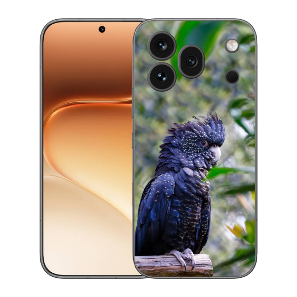 mmCase gél tok az Honor 600 Pro-hoz – fekete kakadu