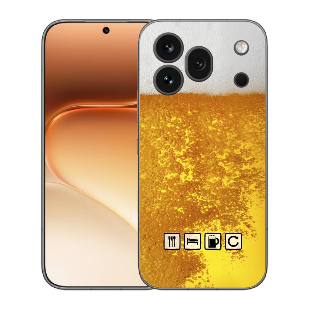 mmCase gélhuzat az Honor 600 Pro-hoz – sörös motívum 3