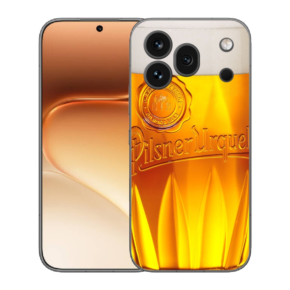 mmCase gélhuzat az Honor 600 Pro-hoz – sörszínű