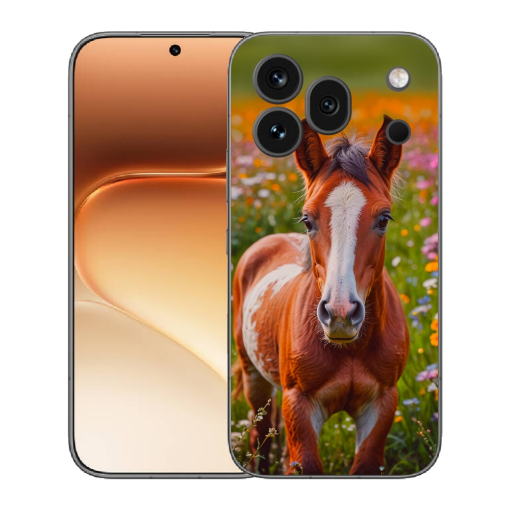 mmCase gél tok az Honor 600 Pro-hoz – aranyos csikó