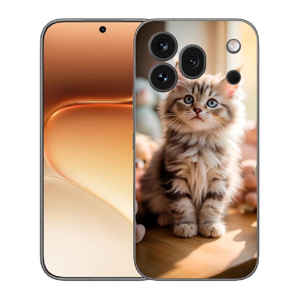 mmCase gél tok az Honor 600 Pro-hoz – aranyos cica 10