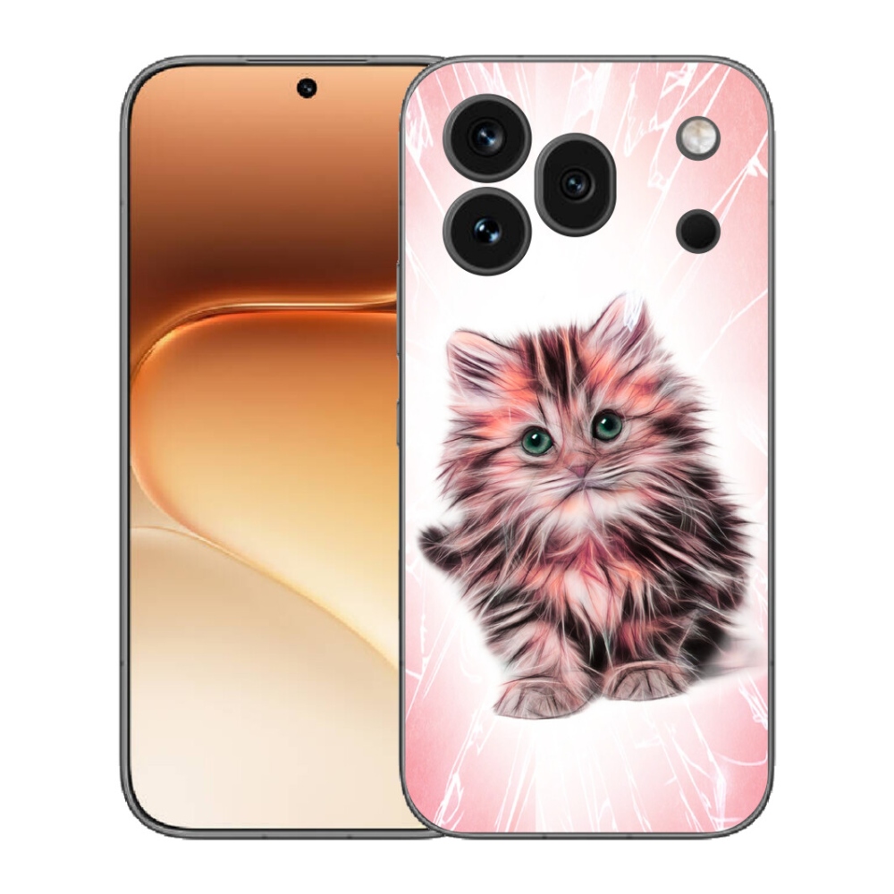 mmCase gél tok az Honor 600 Pro-hoz – aranyos cica
