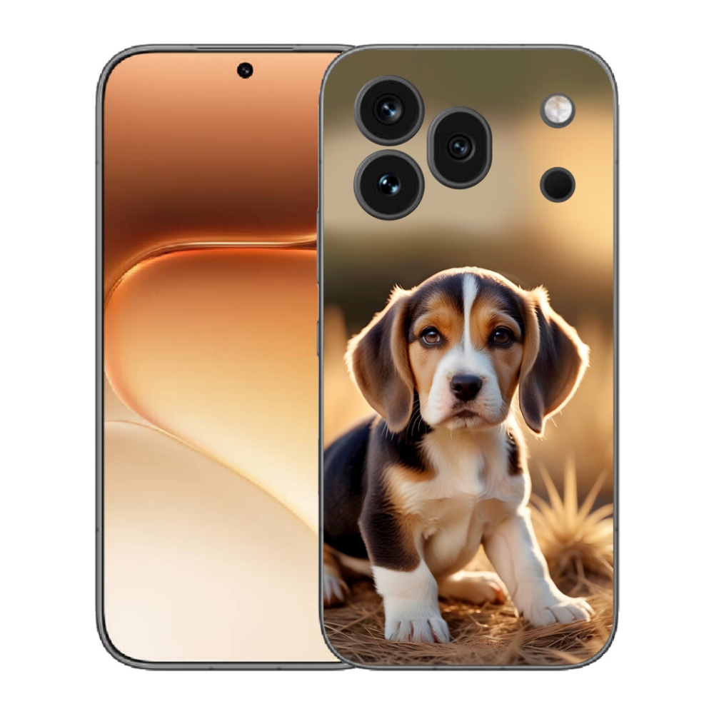mmCase gél tok az Honor 600 Pro-hoz – aranyos beagle