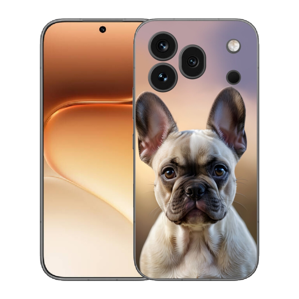 mmCase gél tok az Honor 600 Pro-hoz – aranyos francia buldog