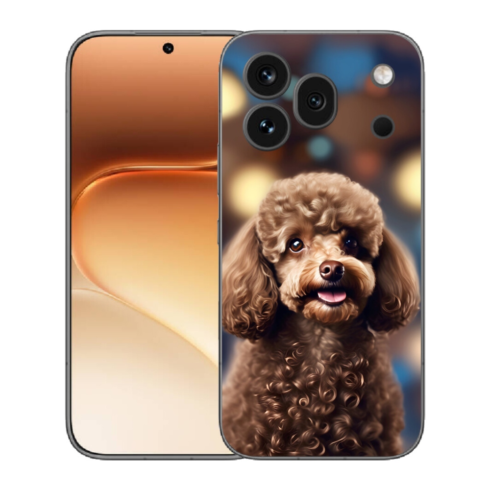 mmCase gél tok az Honor 600 Pro-hoz – aranyos pudli