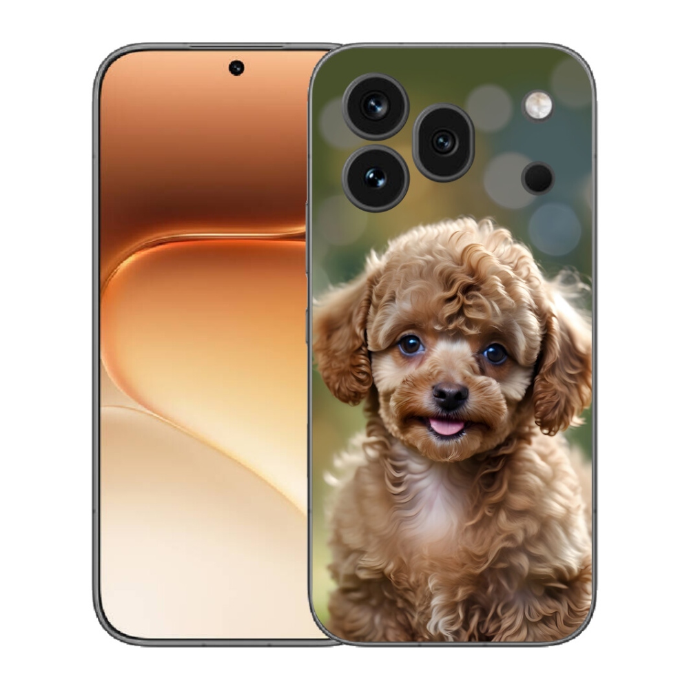 mmCase gél tok az Honor 600 Pro-hoz – aranyos pudli