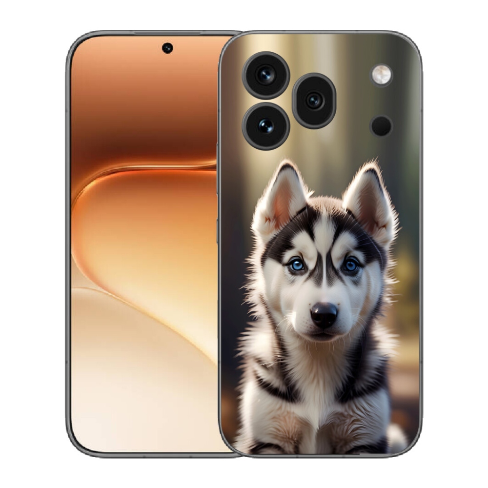 mmCase gél tok az Honor 600 Pro-hoz – aranyos szibériai husky