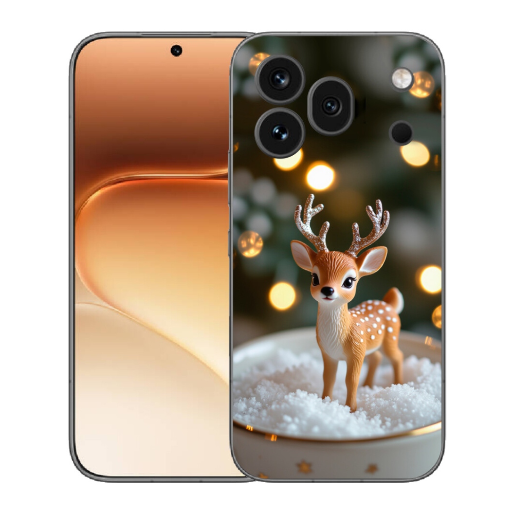 mmCase gél tok az Honor 600 Pro-hoz – aranyos karácsonyi szarvas