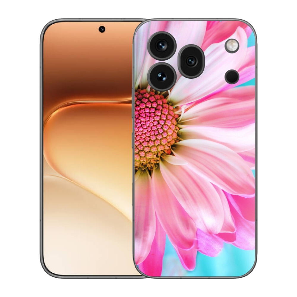 mmCase gél tok az Honor 600 Pro-hoz – rózsaszín virág