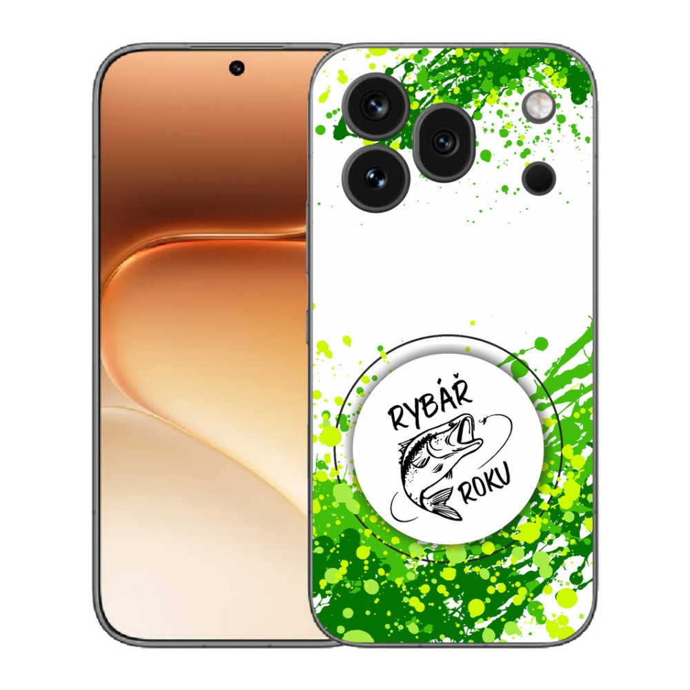 mmCase gélhuzat az Honor 600 Pro-hoz – Az év horgásza, fehér háttérrel