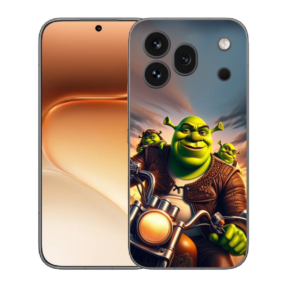 mmCase gél tok az Honor 600 Pro-hoz – Shrek motoron